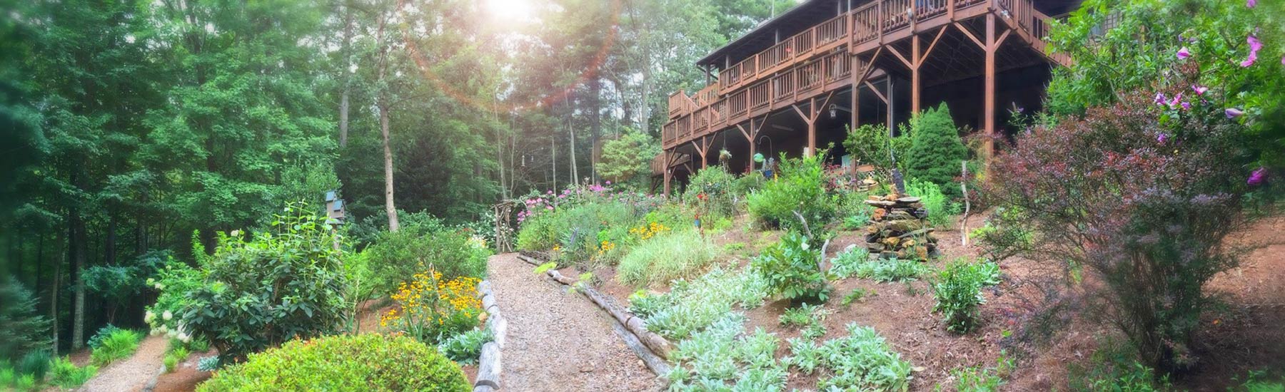 Bent Creek Lodge gardens