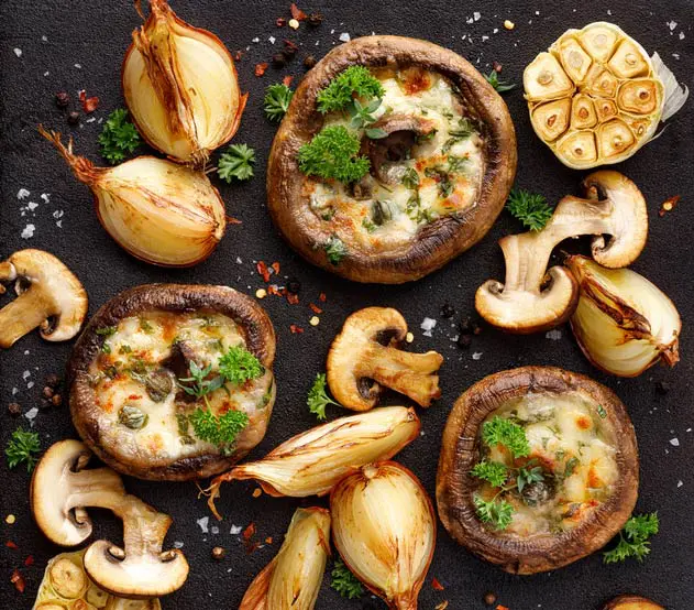 stuffed mushrooms