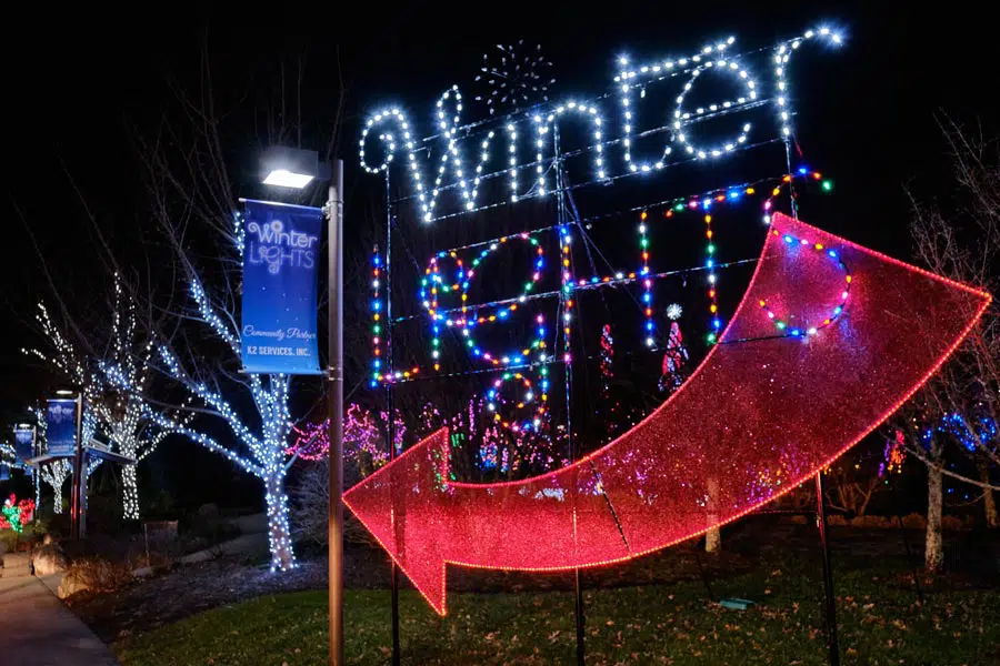 Asheville Christmas NC Arboretum WInter Lights
