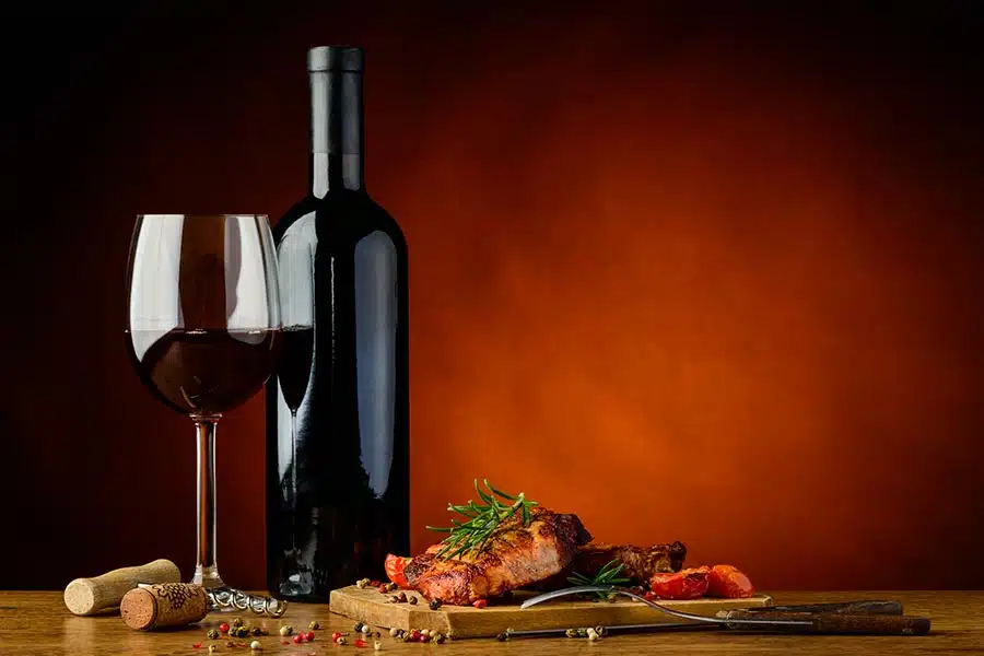 Wine paired dinners at Bent Creek Lodge