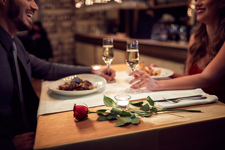 Romantic Asheville Valentine’s Day dinner out