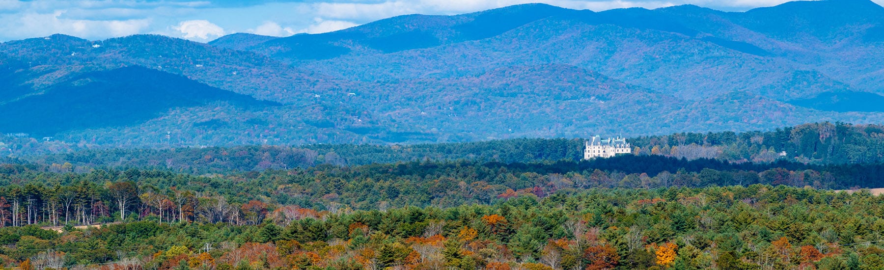 Biltmore Estate from the Blue Ridge Parkway